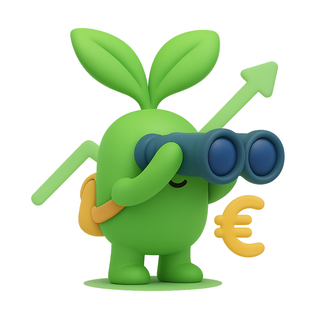 Adventurous plant mascot